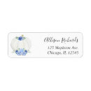Search for white pumpkin return address labels Watercolor