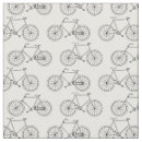 Search for bike pattern fabric Black and white