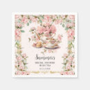 Search for vintage shabby chic roses napkins Bride