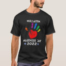Search for world autism awareness day tshirts Month