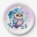 Search for owl paper plates Gold