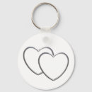 Search for double heart key rings Hearts