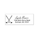 Search for golf rubber stamps Return address