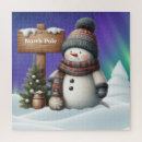 Search for christmas lights puzzles Snowman