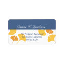 Search for ginkgo return address labels Leaf