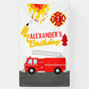 Search for firefighter banners Firefighter birthday party
