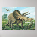 Search for dinosaur art kids posters Triceratops