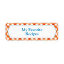 Search for recipes return address labels Cooks