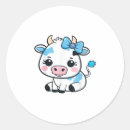 Search for kawaii bow stickers Cow