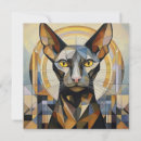 Search for art deco cats cards Pet