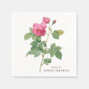 Search for vintage rose napkins Birthday party