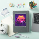 Search for retro 80s stickers Synthwave