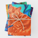Search for tabby wrapping paper Watercolor
