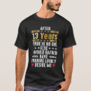 Search for 13 year anniversary tshirts Wife