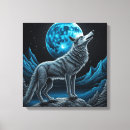 Search for wolf canvas prints Mountains