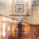Search for restaurant window decals Hours opening