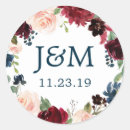 Search for burgundy monogram stickers Navy