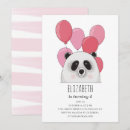 Search for pink panda invitations Party