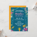 Search for teal party invitations Flowers