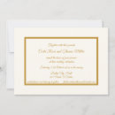 Search for ivory and gold wedding invitations Timeless