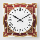 Search for red square art Deco