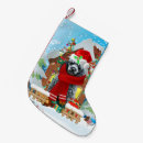 Search for poodle christmas stockings Animal