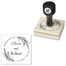 Search for floral rubber stamps Simple typography