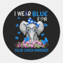 Search for colon cancer stickers Blue