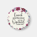 Search for knock knock magnets Bible verse
