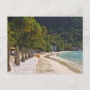 Search for beach scene postcards Island