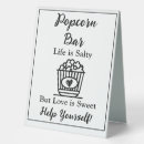 Search for popcorn bar wedding signs Simple