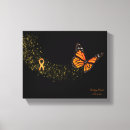 Search for awareness butterfly ribbon art Orange