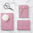 Search for red gingham wrapping paper Rustic
