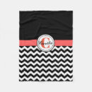 Search for black and white chevron blankets Initial
