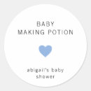 Search for boys black blue baby shower stickers For her
