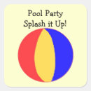 Search for beach ball stickers Pool party