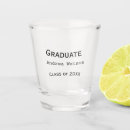 Search for graduation shot glasses Calligraphy typography elegant