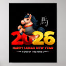 Search for happy new year posters Horse