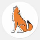 Search for grey wolves stickers Howling