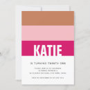 Search for photo 21st birthday invitations Minimalist
