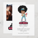 Search for african american girl birthday invitations Black