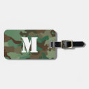 Search for camo luggage tags Green