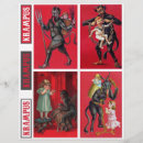 Search for vintage krampus postcards Santa