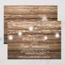 Search for old fashioned bridal shower invitations Rustic