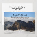 Search for living funeral invitations In loving memory
