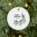 Search for botanical christmas tree decorations foliage