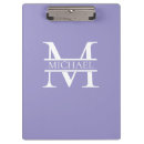 Search for purple clipboards Initial