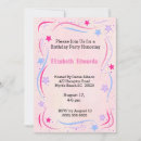 Search for swirl birthday invitations Colourful