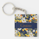 Search for white floral pattern key rings Garden