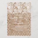 Search for burlap and lace invitations Vintage